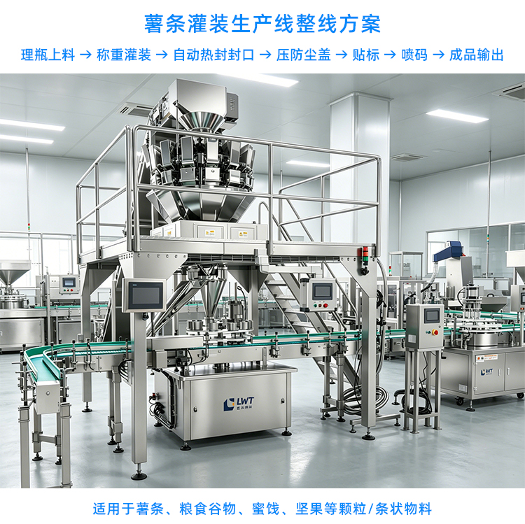 薯條灌裝生產線